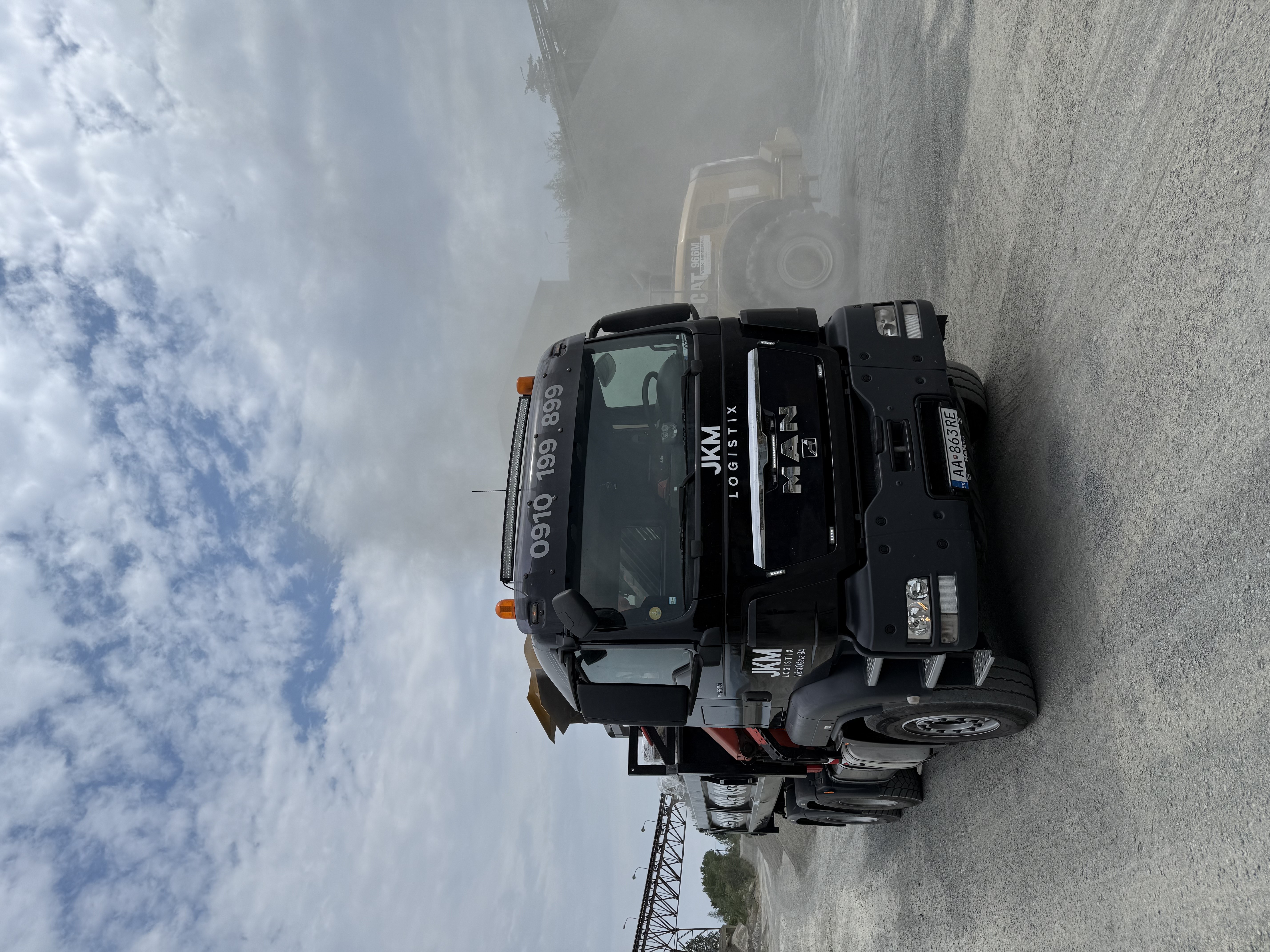 Truck with landscape
